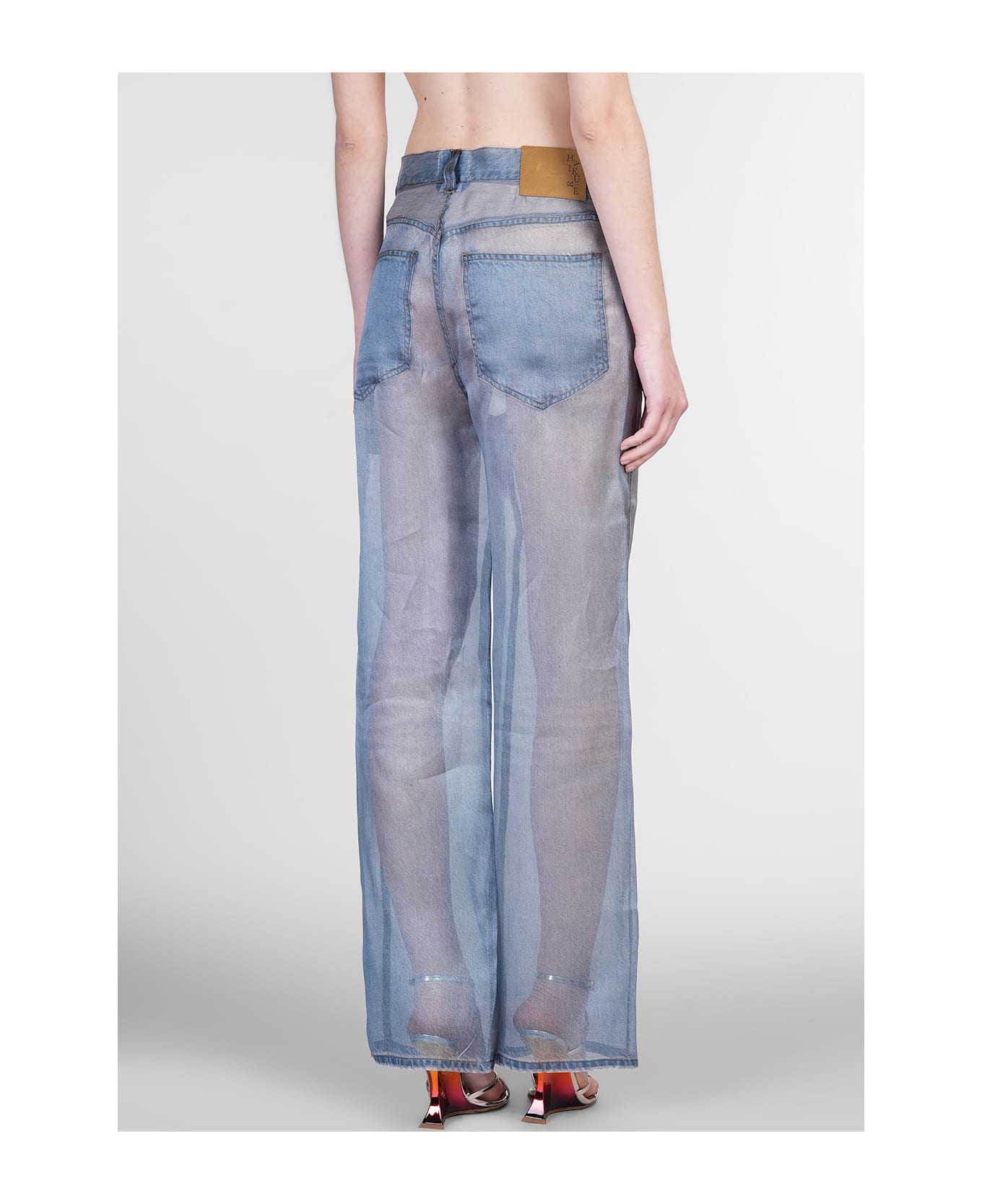 Haikure Winona Jeans In Blue Cotton - blue