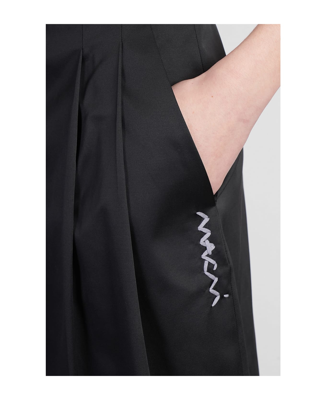 Marni Shorts In Black Cotton - black
