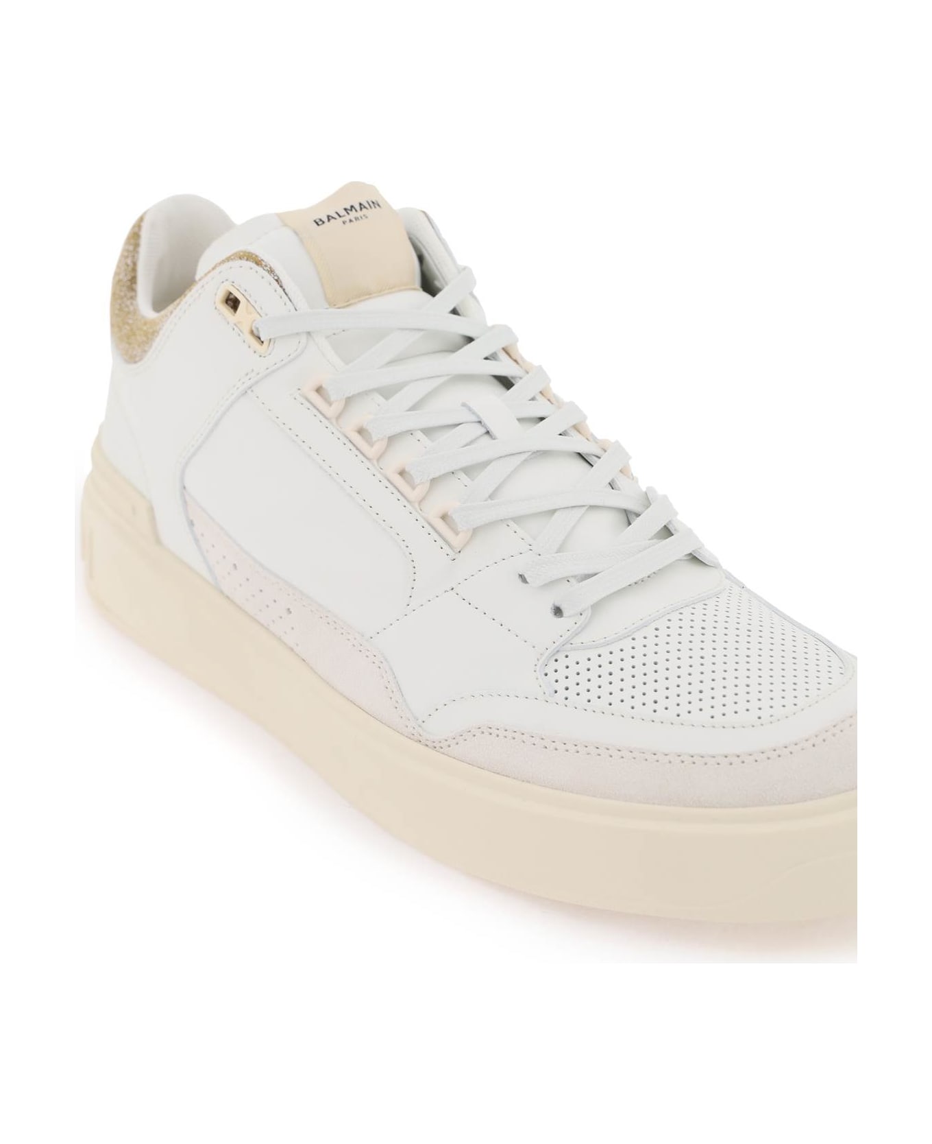 Balmain Sneaker B-court Mid - WHITE スニーカー