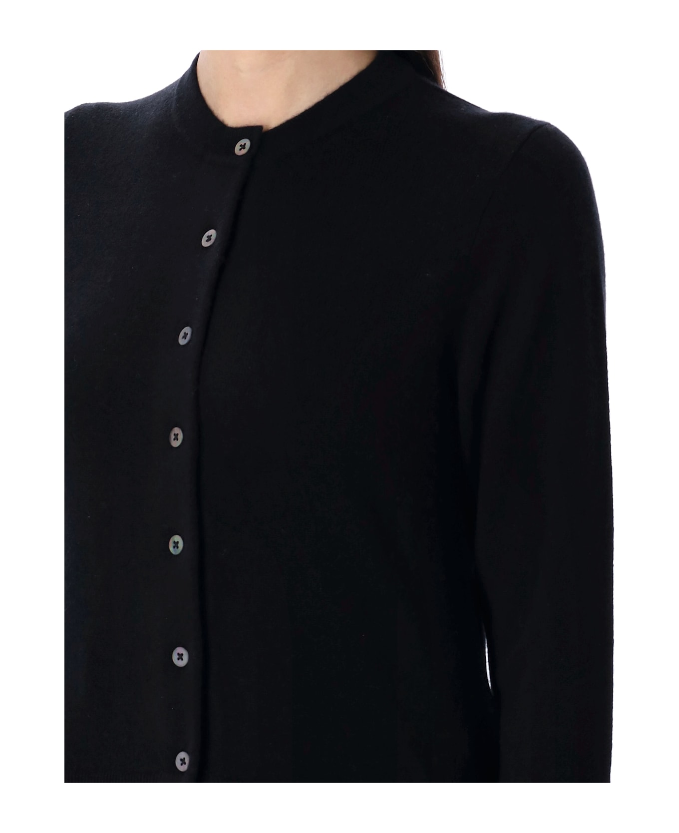 Rhea Costa Cardigan. - BLACK