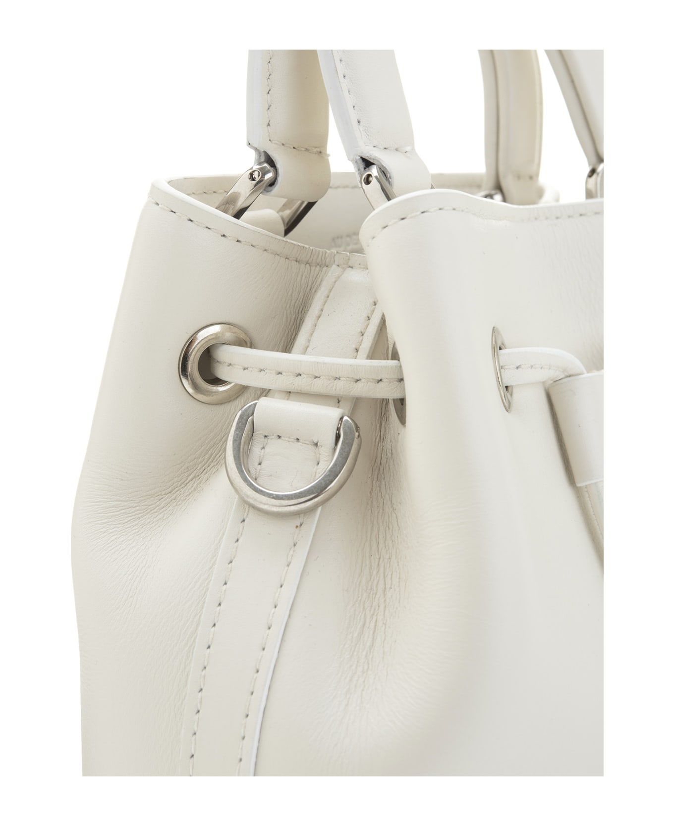 Au Départ White Petite Dauphine Bag