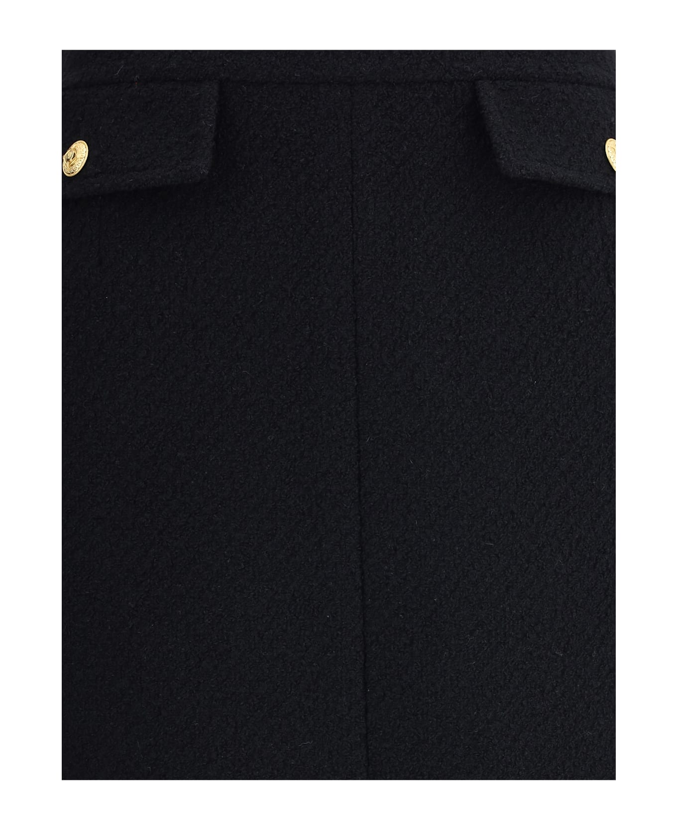 Chloé Bouclé Wool Midi Skirt