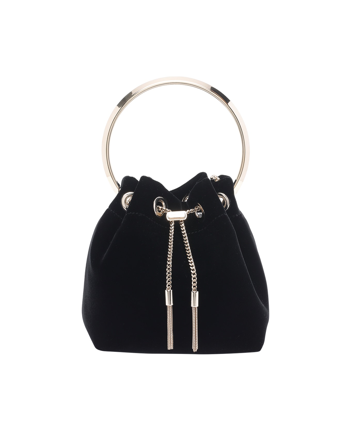 Jimmy Choo Bon Bon Bucket Bag - Black