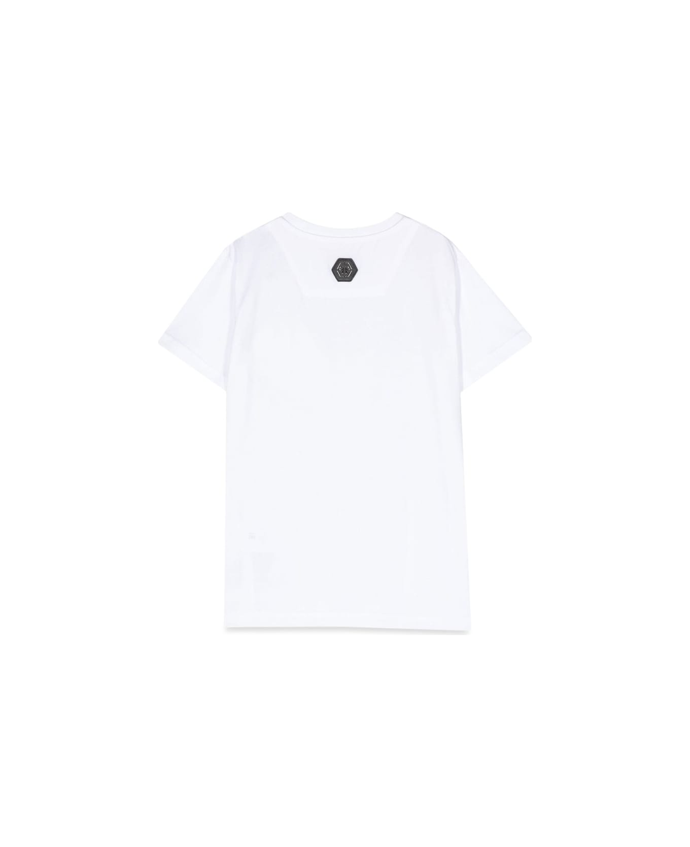 Philipp Plein Maxi T-shirt Bear - WHITE