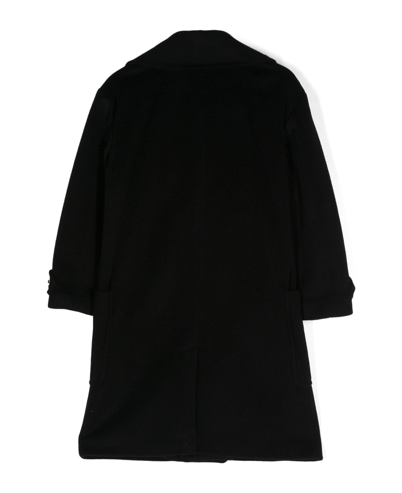 Balmain Coats Black - Black