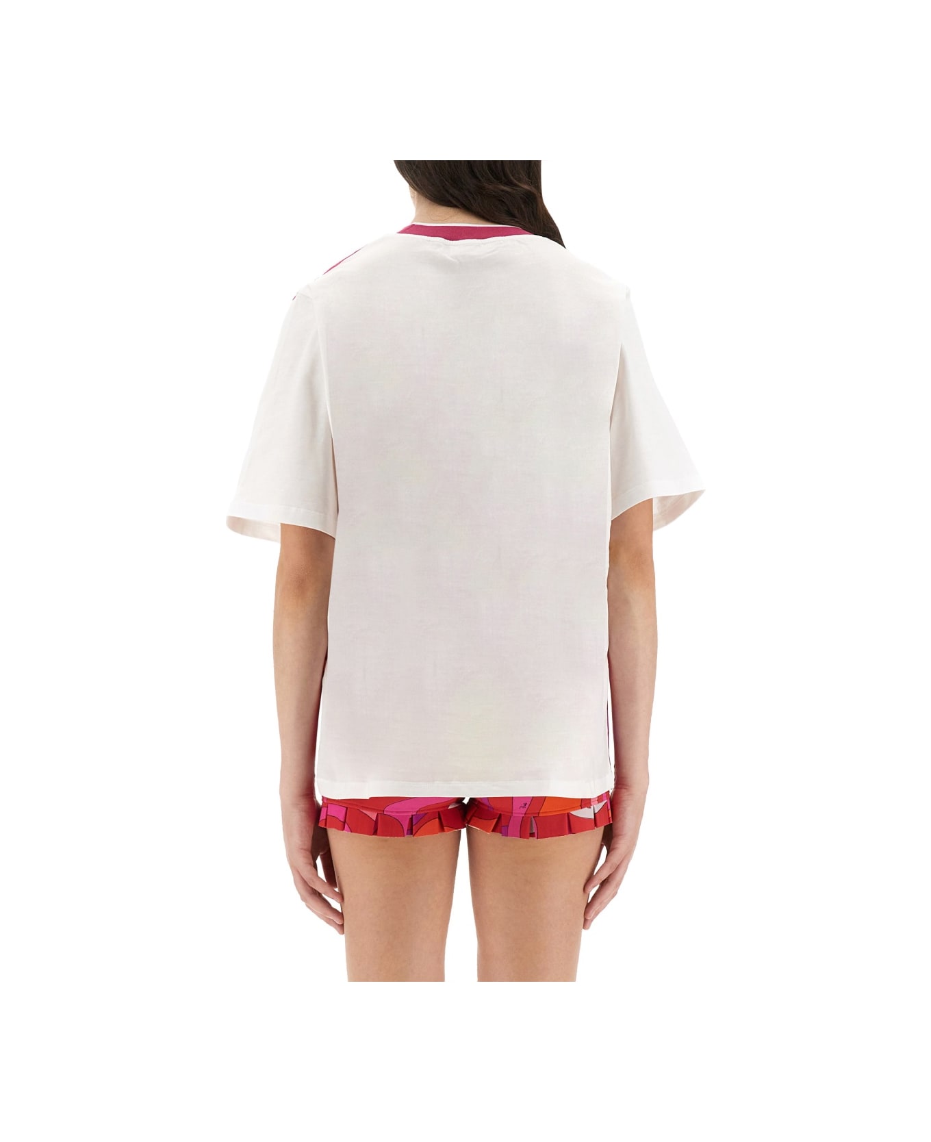 Pucci T-shirt With "iris" Print - MULTICOLOUR