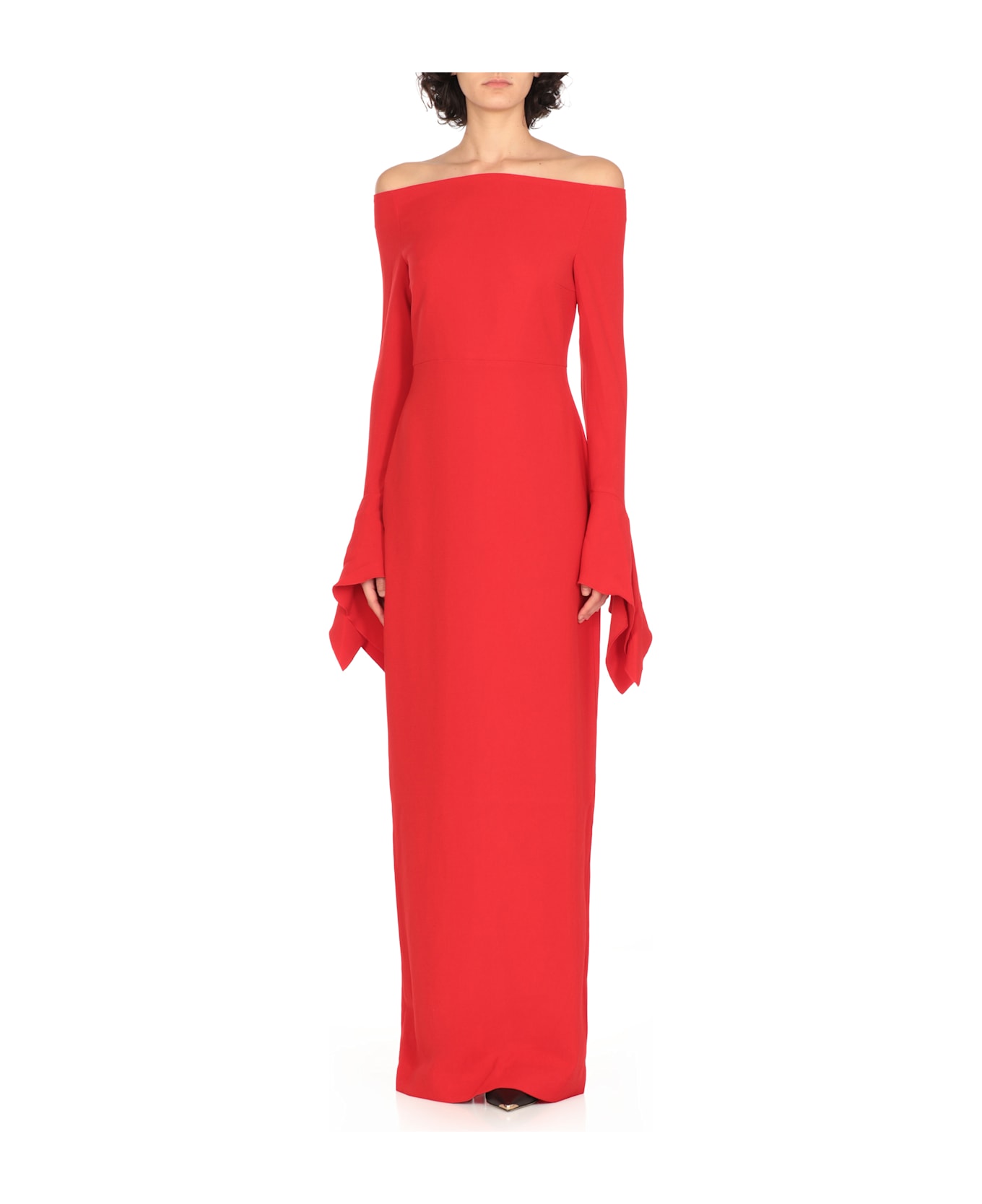 Solace London Amalie Maxi Dress - Red