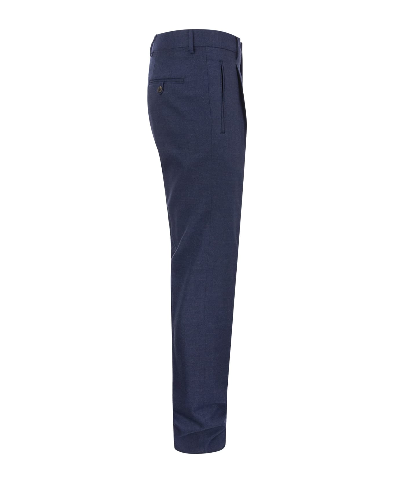 Etro Trousers With Dart - Blue ボトムス