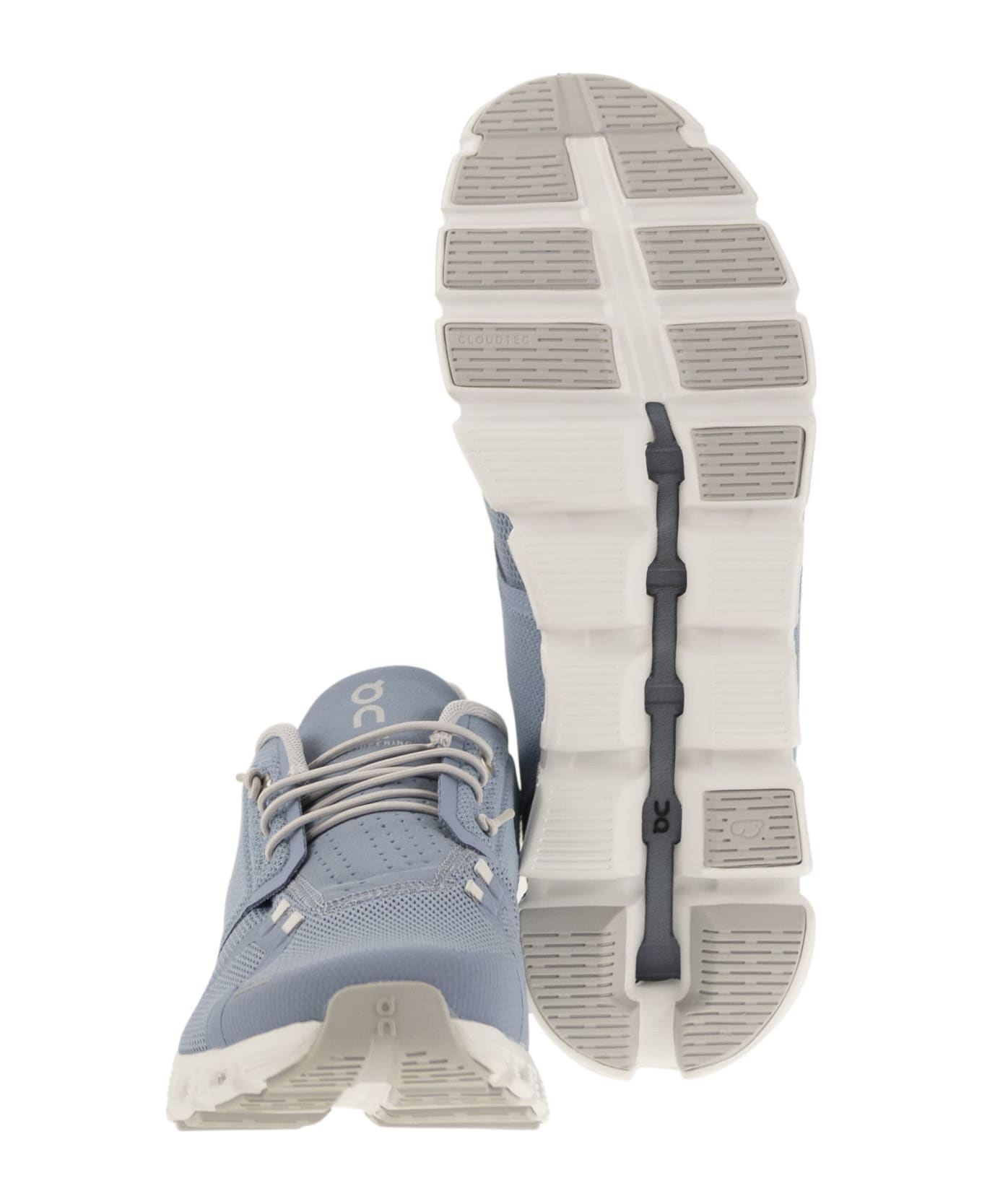 ON Cloud 5 - Sneakers - Chambray/white