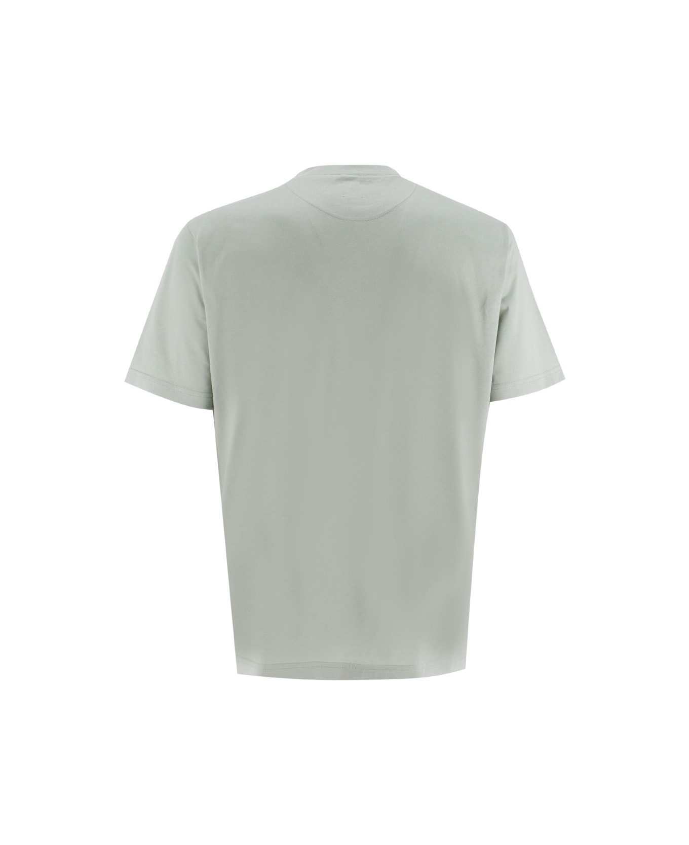 Eleventy T-shirt - SAGE AND WHITE