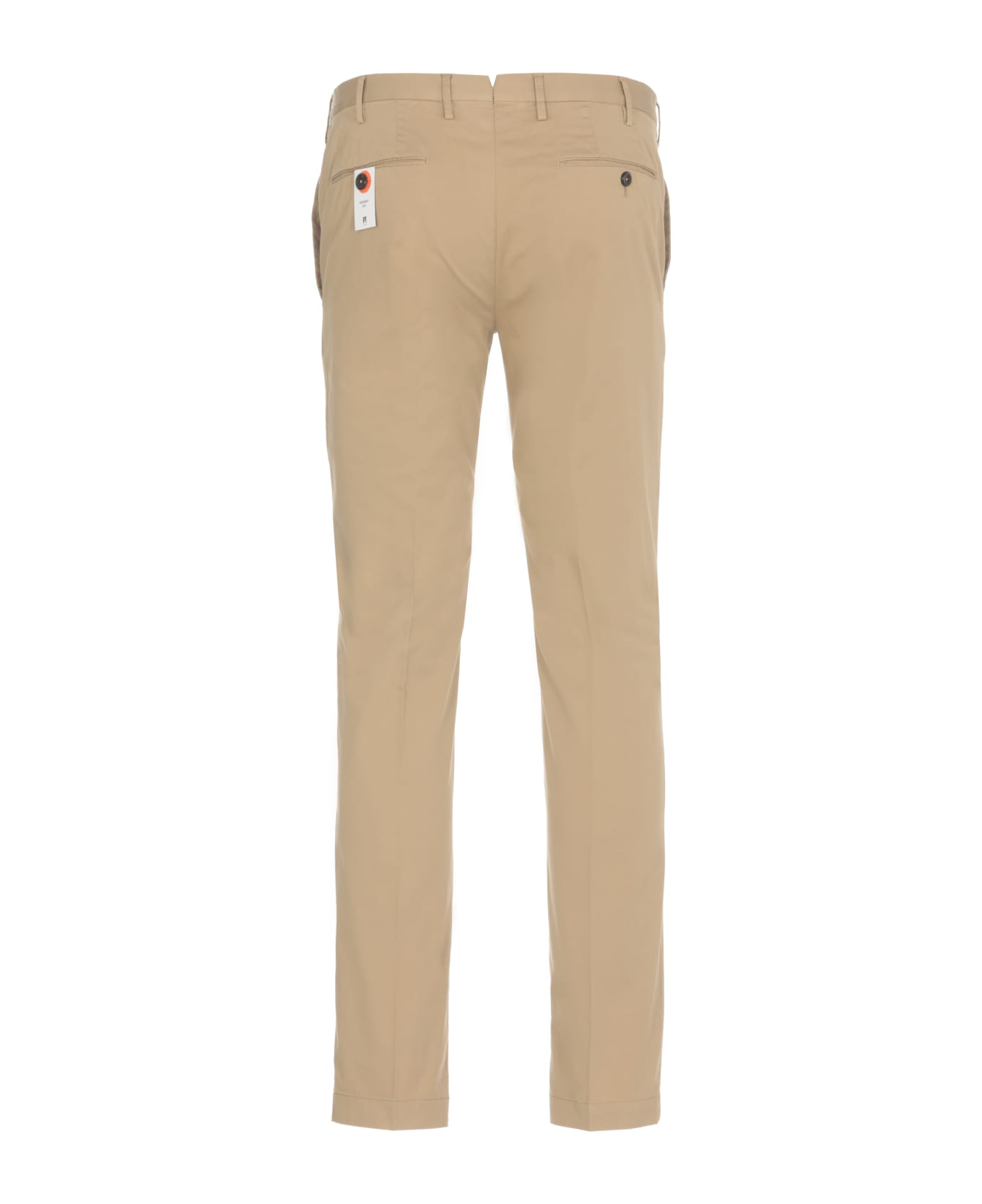 PT Torino Cotton Trousers - Beige