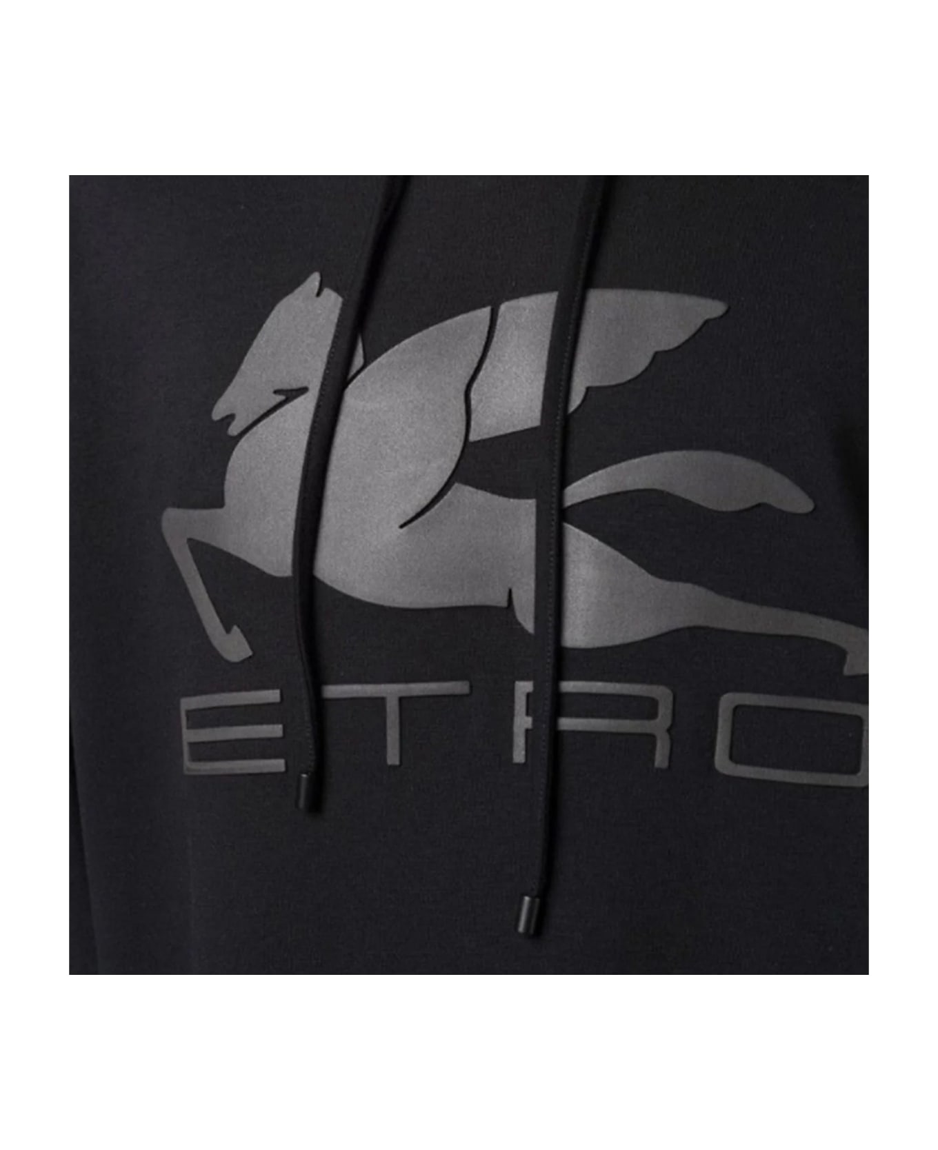 Etro Cotton Hooded Sweatshirt - Black フリース