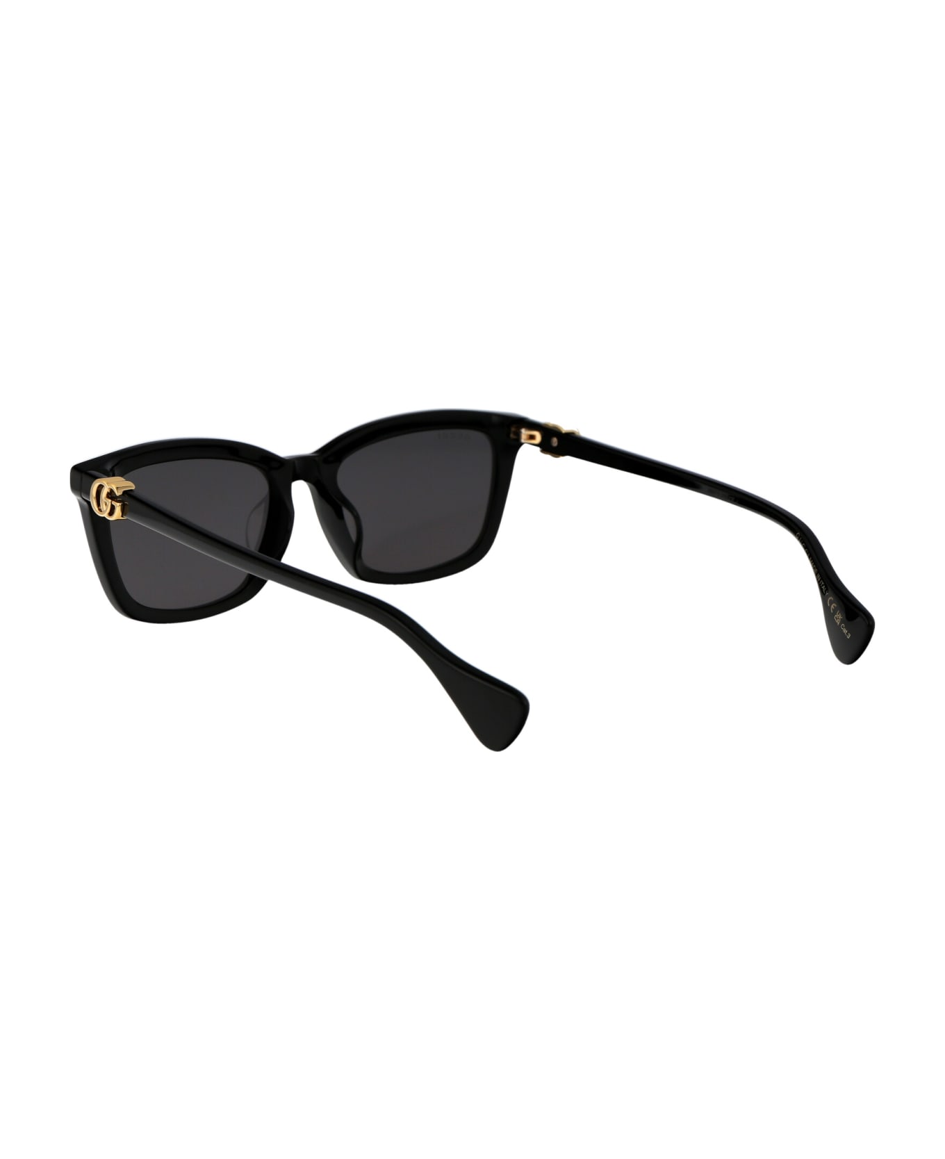 Gucci Eyewear Gg1596sk Sunglasses - 001 BLACK BLACK GREY