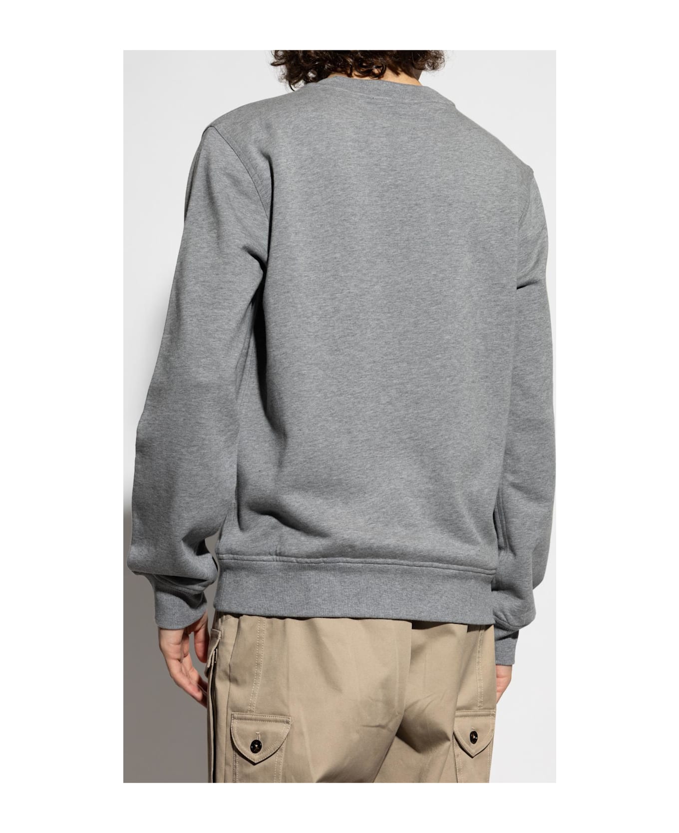 Dolce 
Gabbana Sweatshirt With Logo - Melange Grigi