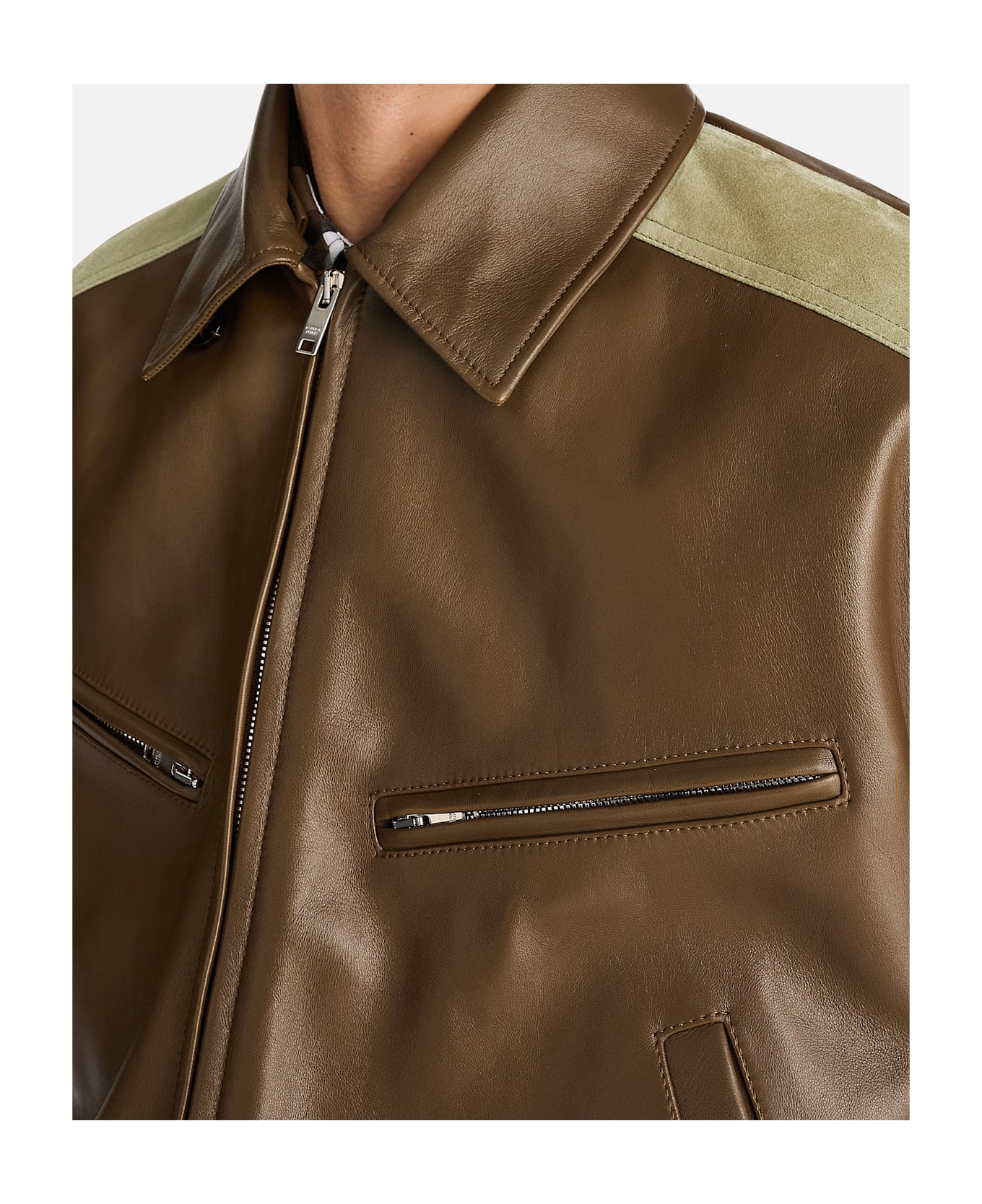 Bottega Veneta Mw Soft Nappa Blouson - Beige