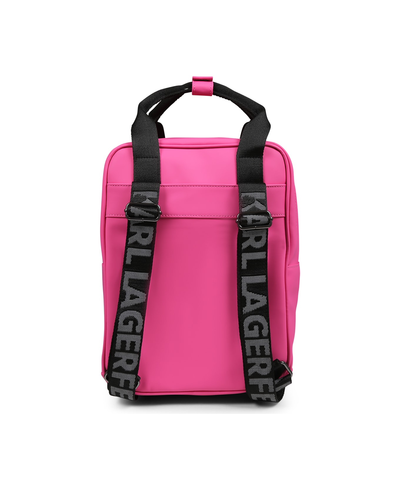 Karl Lagerfeld Kids Fuchsia Backpack For Girl With Choupette - Fuchsia