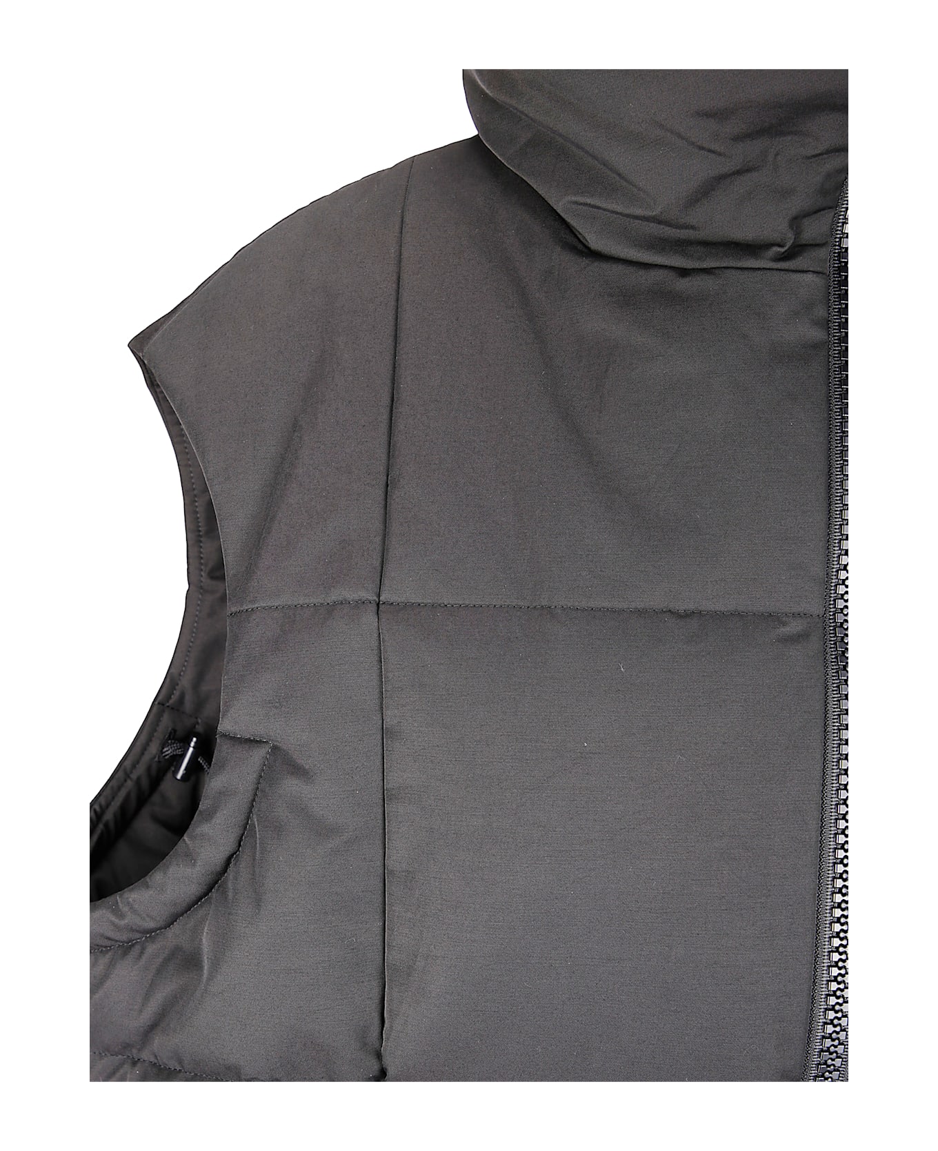 Yohji Yamamoto Padded Vest - BLACK