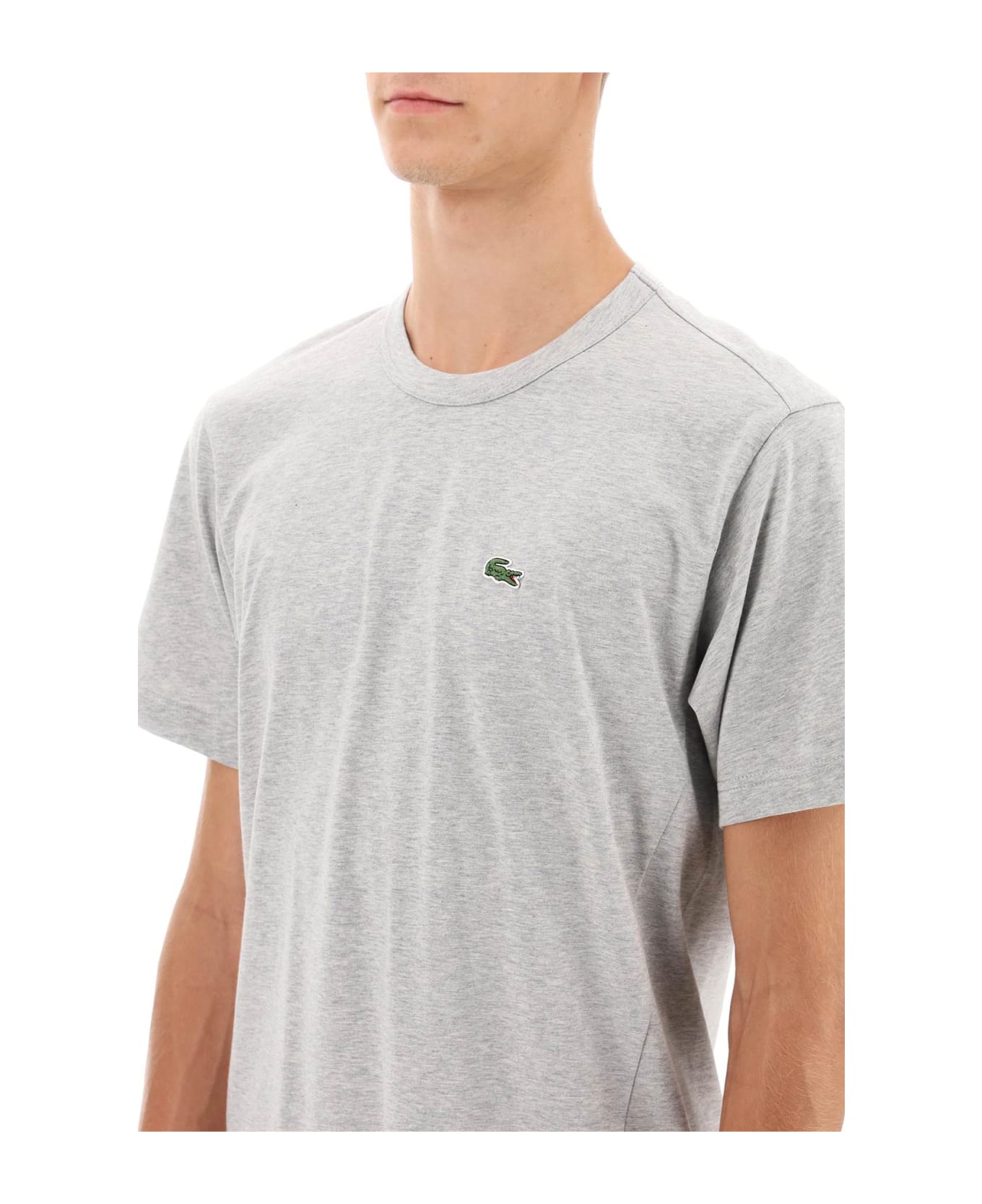 Comme des Garçons Shirt X Lacoste Asymmetrical T-shirt - TOP GREY (Grey)
