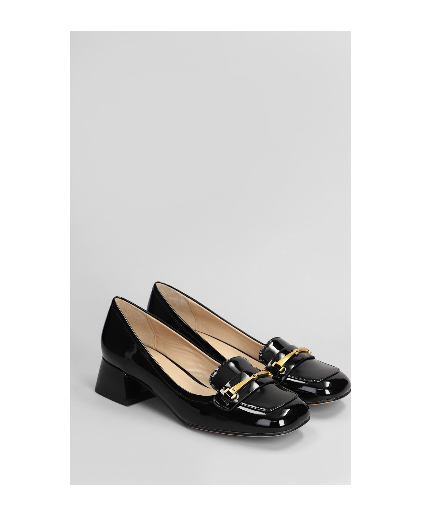 Lola Cruz Clover Pump 40 Pumps In Black Patent Leather - black