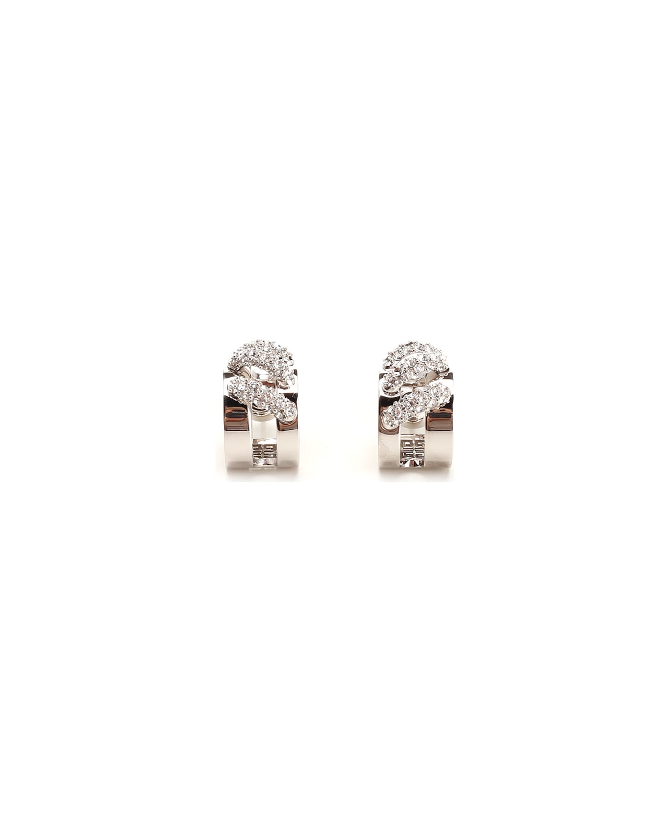 Givenchy 'stitch' Earrings - SILVERY イヤリング