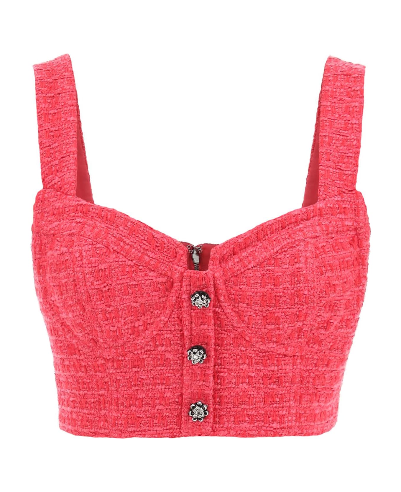 self-portrait Top Boucle - Pink