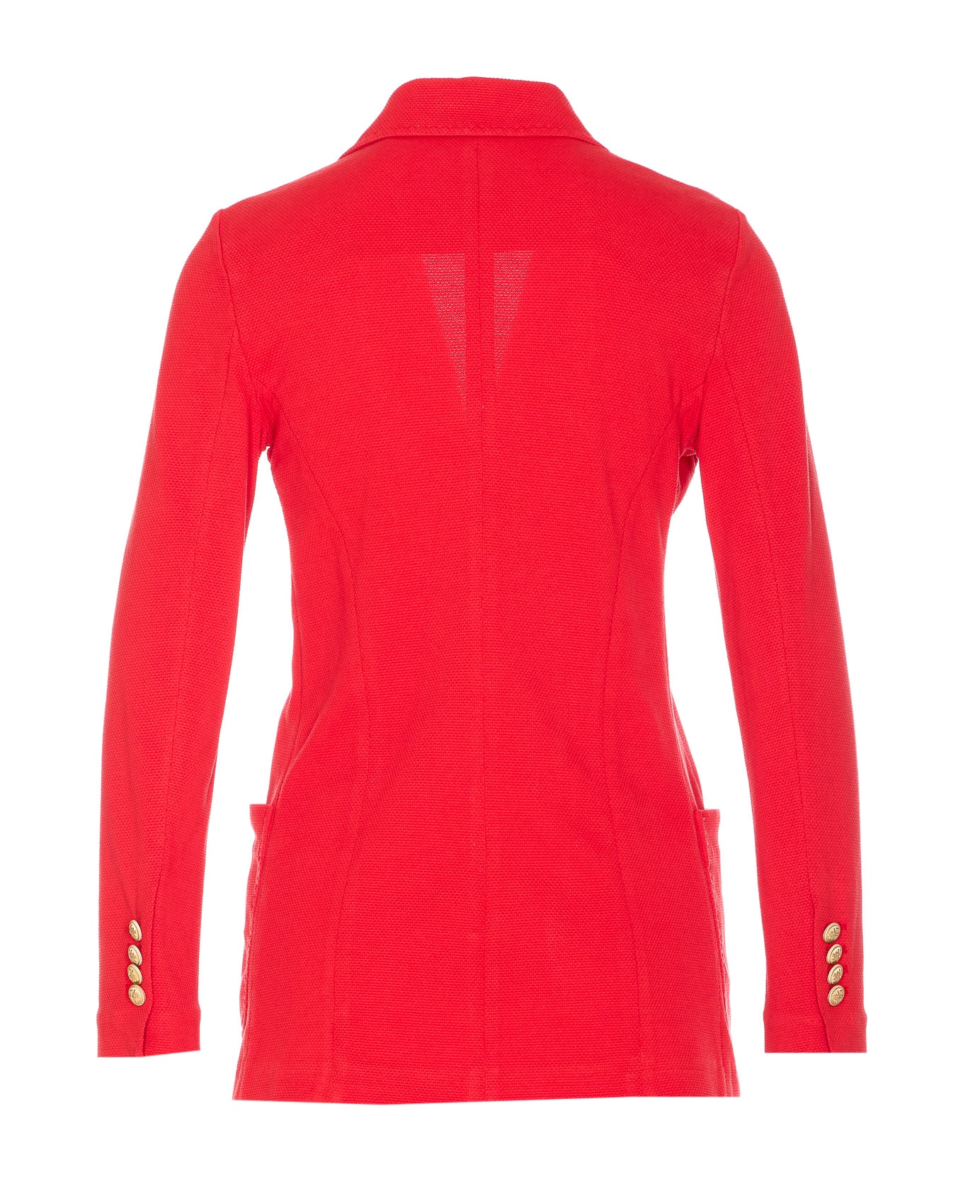 Circolo 1901 Oxford Double Breasted Jacket - Red