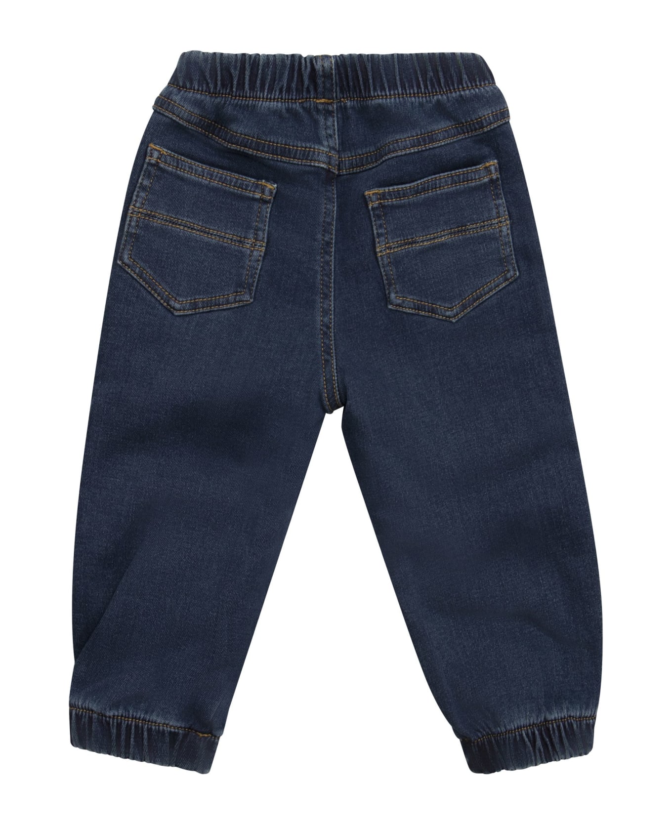 Il Gufo Baby Jeans With Cuffs - Blue