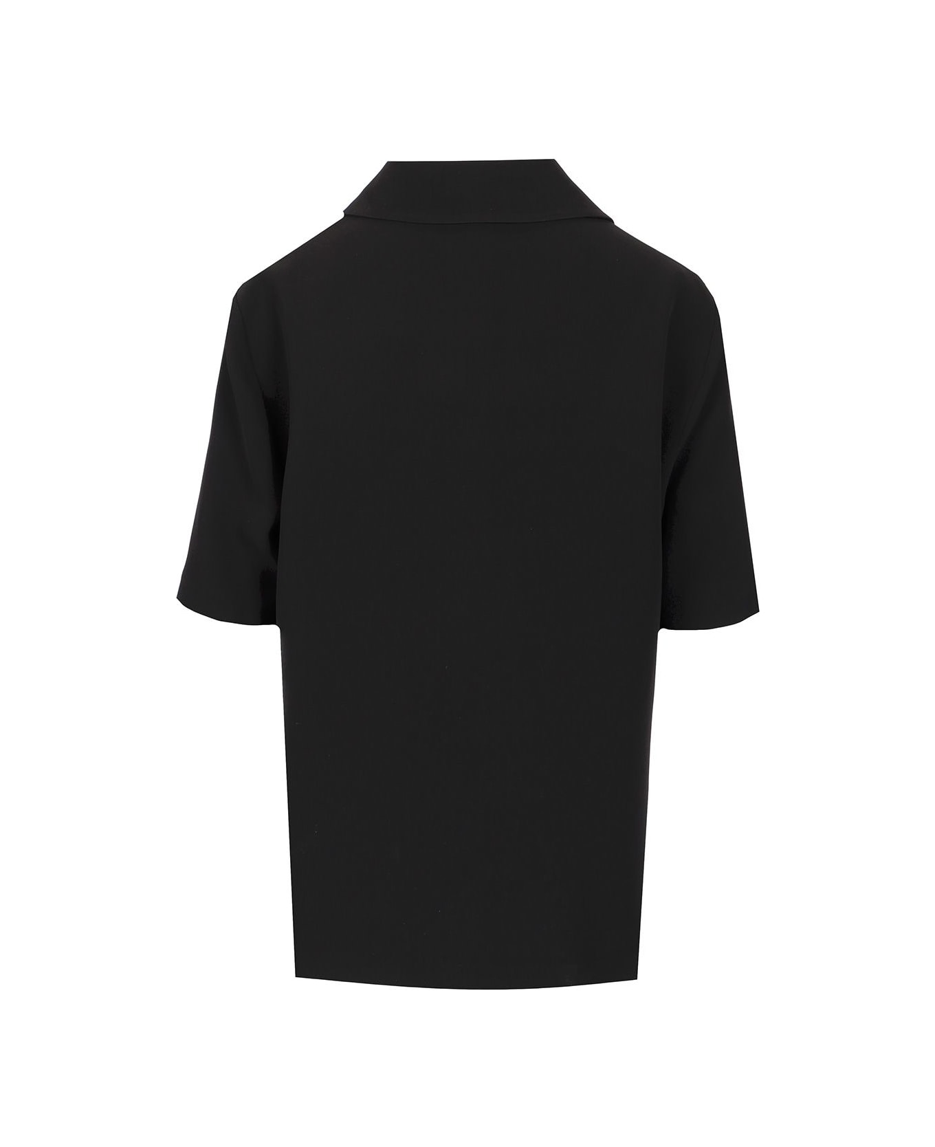 Fendi Short Sleeve Polo - Black