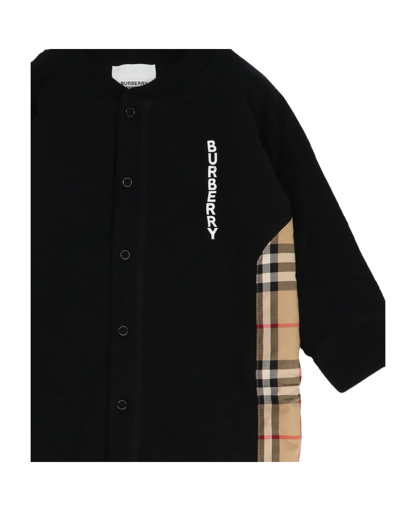 Burberry 'fitz Check' Jumpsuit - Black  