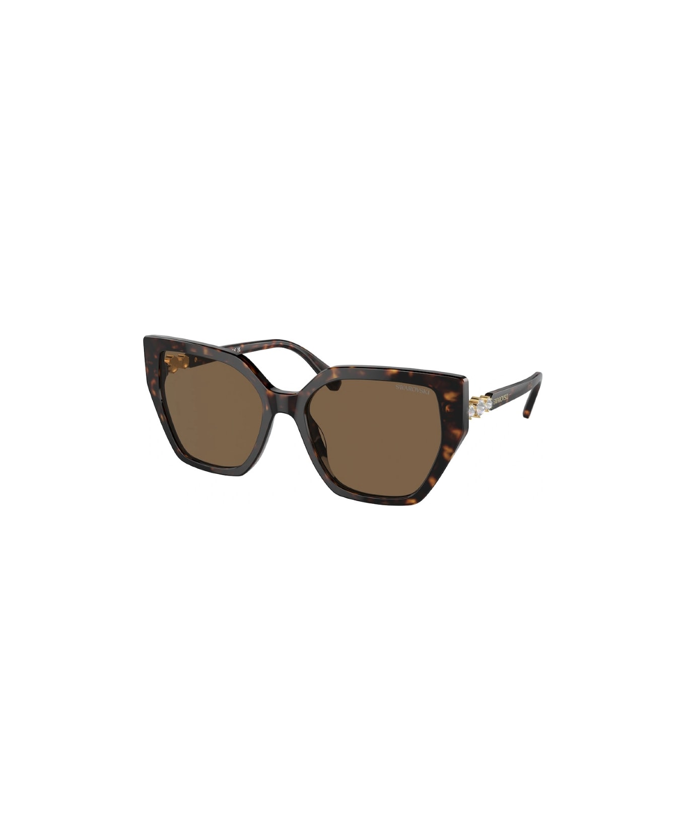Swarovski SK6016 100273 Sunglasses - Tortoise