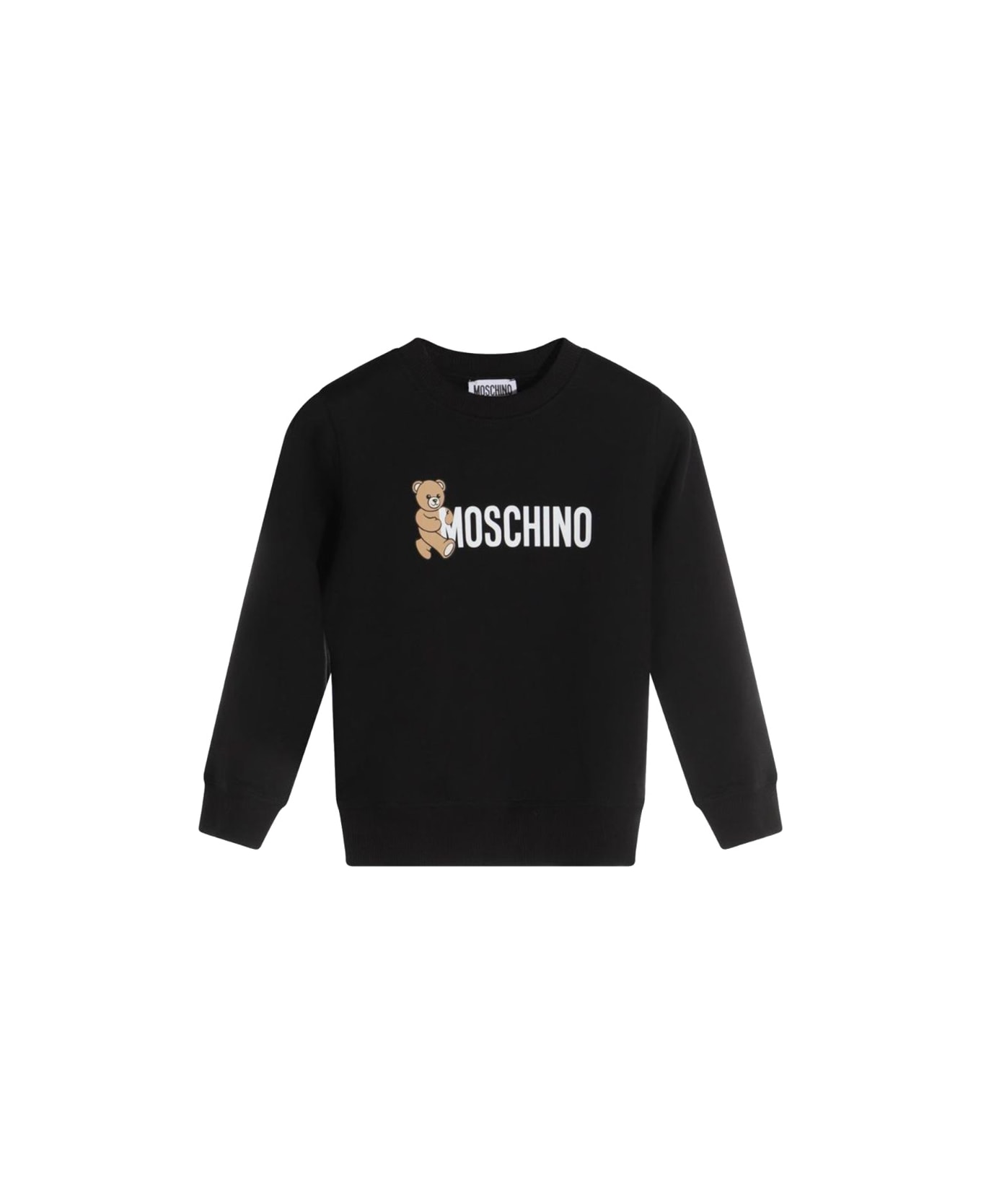 Moschino Sweatshirt With Logo - BLACK