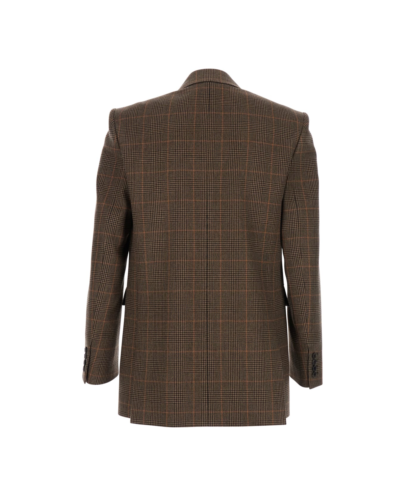 Saint Laurent Prince De Galles Wool Blazer
