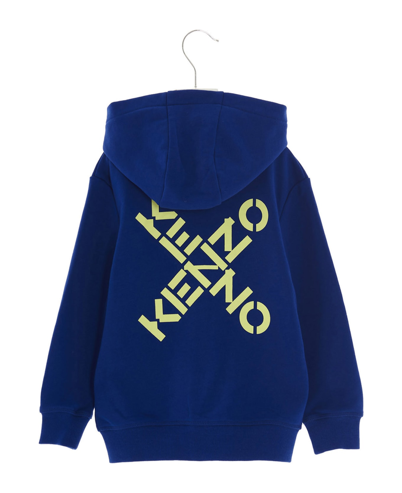 Kenzo Kids Logo Hoodie - Blue