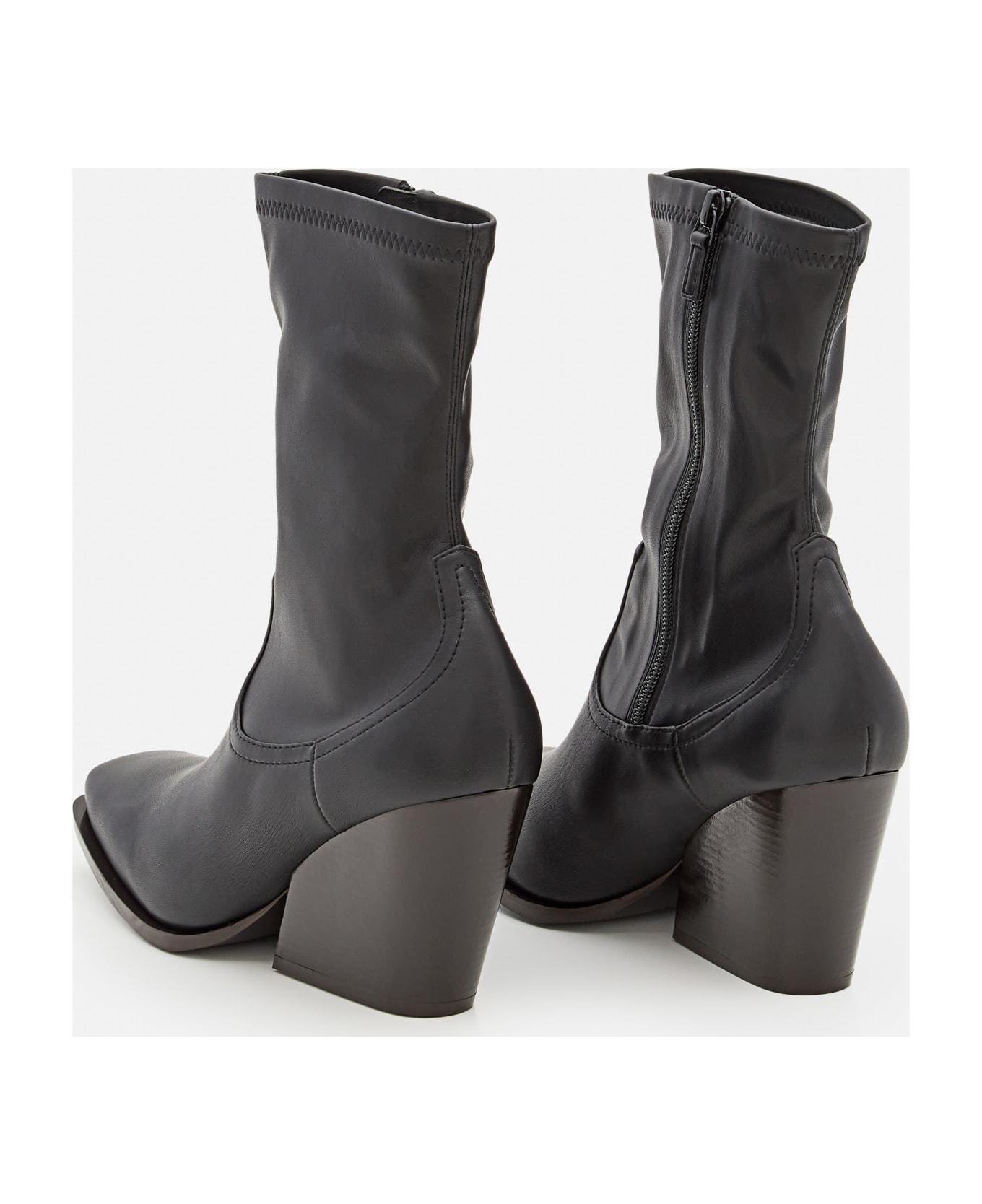Stella McCartney Stretch Cowboy Boots - Black