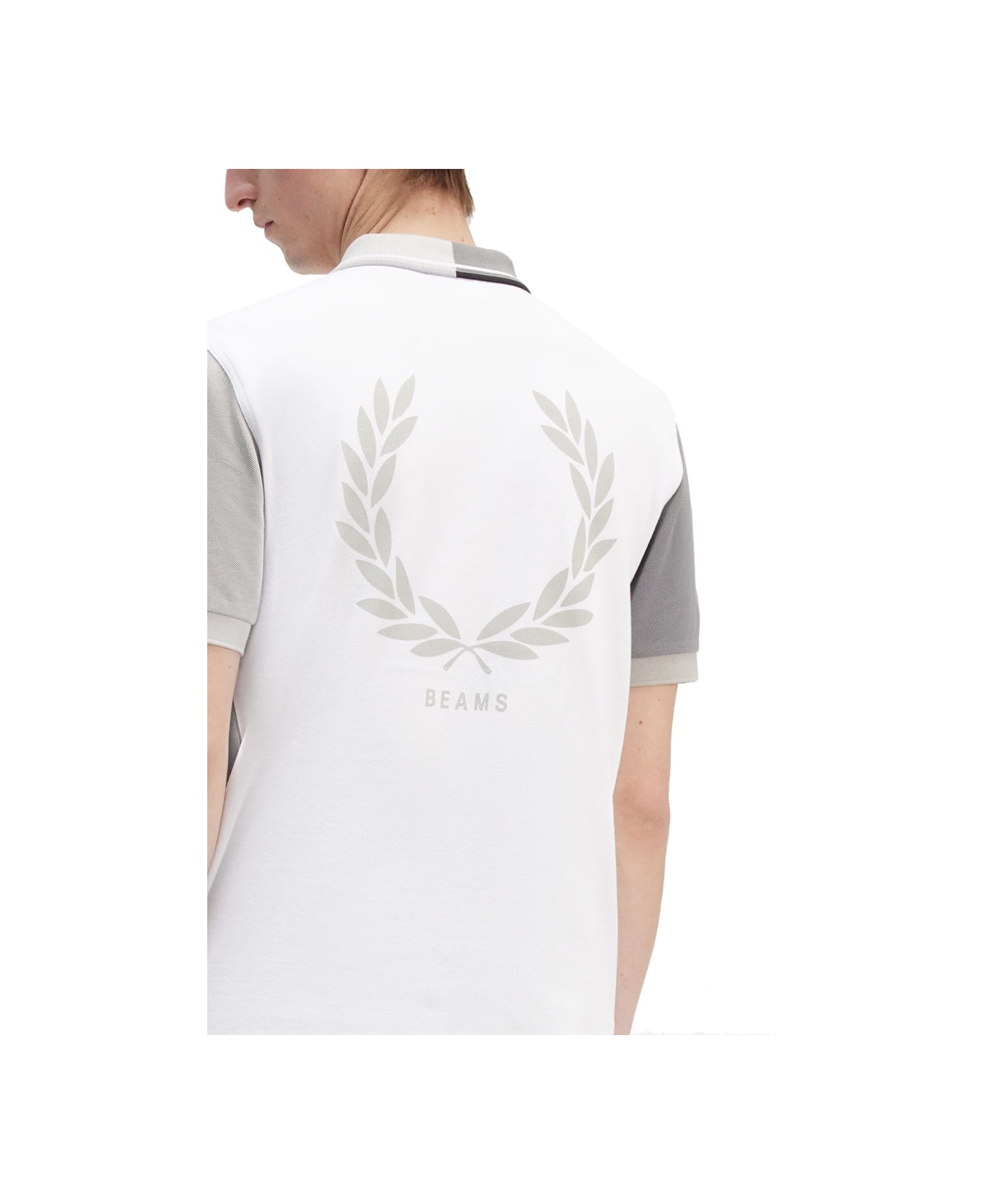 Fred Perry Polo With Logo - WHITE