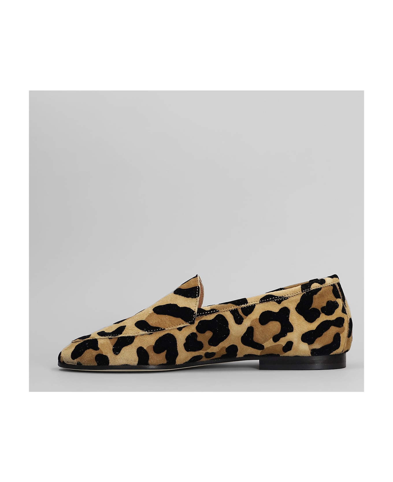Anniel Loafers In Animalier Suede - Animalier