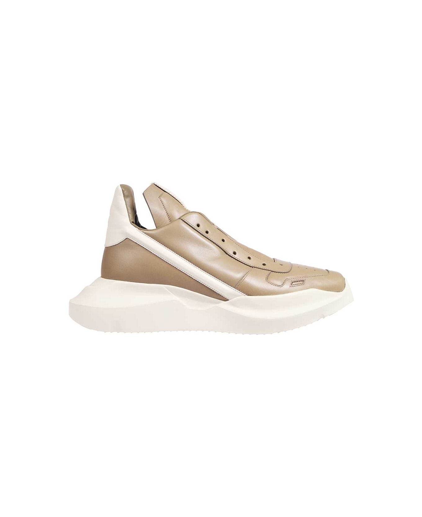 Rick Owens Leather Sneakers - White