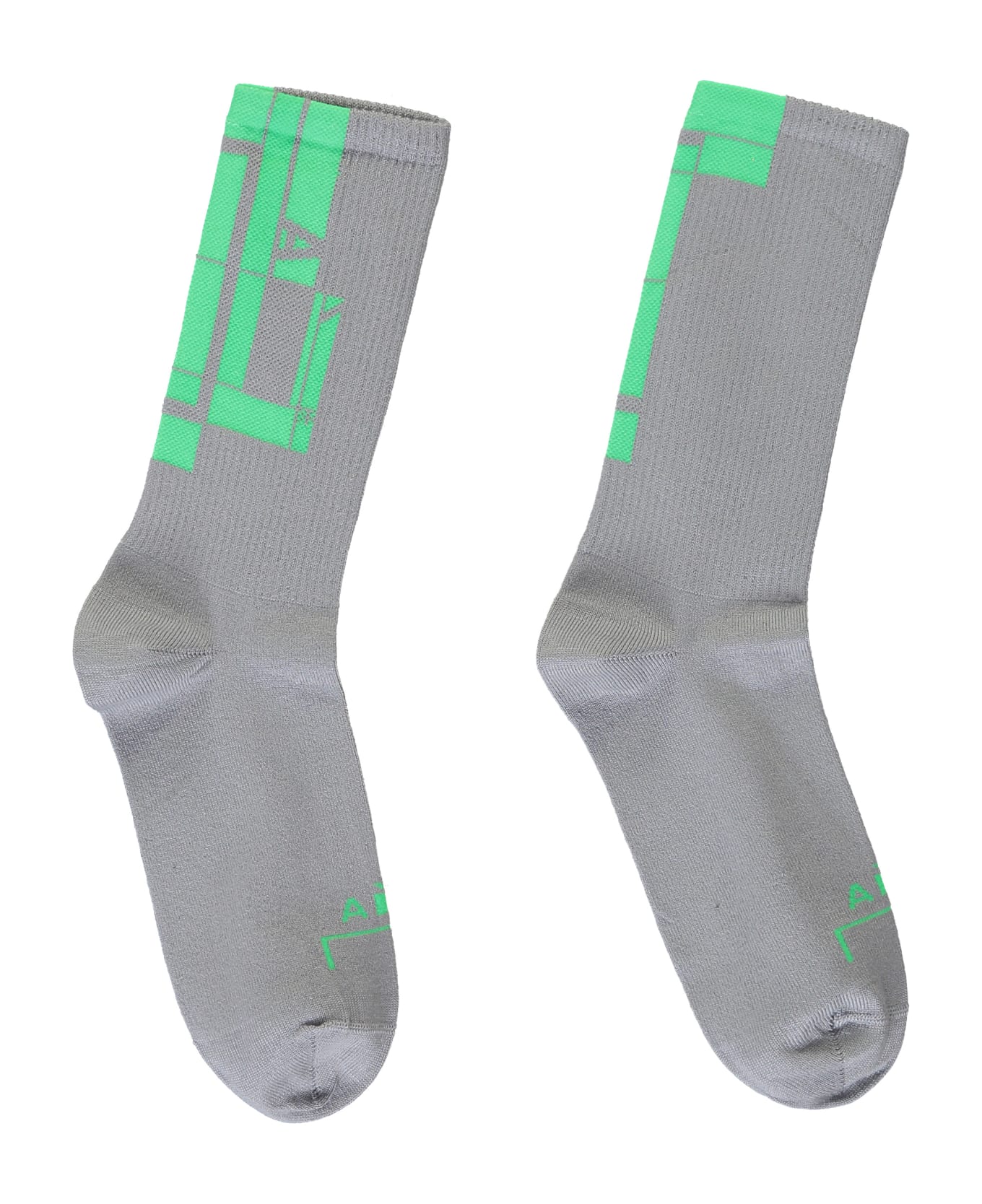 A-COLD-WALL Cotton Socks With Logo - grey 靴下