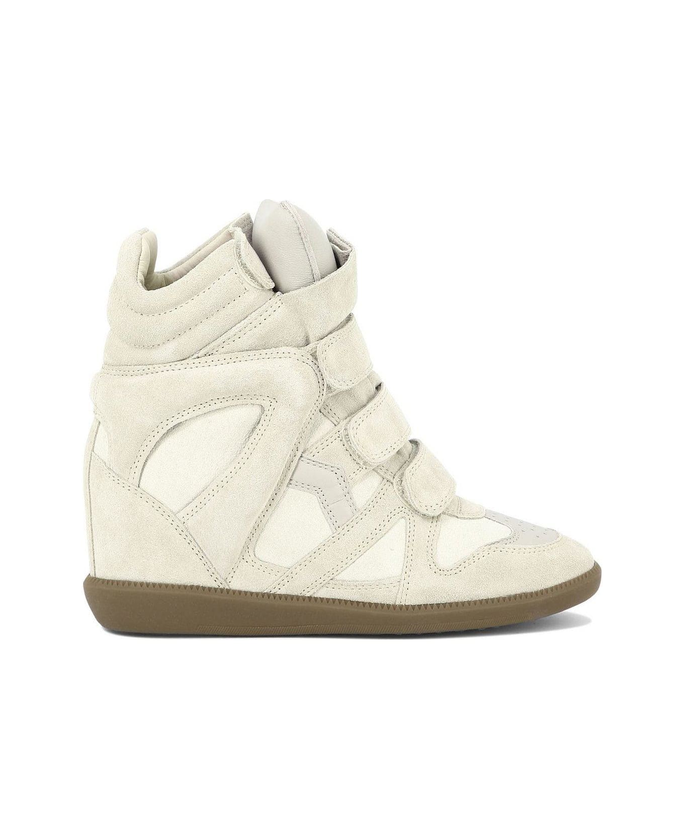 Isabel Marant Bekett High-top Sneakers - ECRU