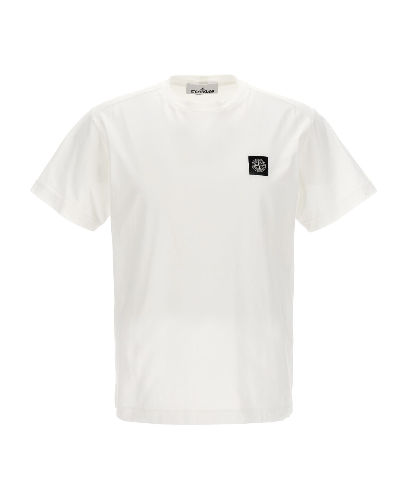 Stone Island Cotton Crew-neck T-shirt - White