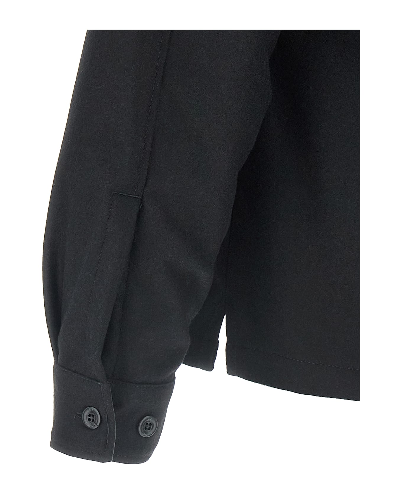 C.P. Company Wool Overshirt - BLACK
