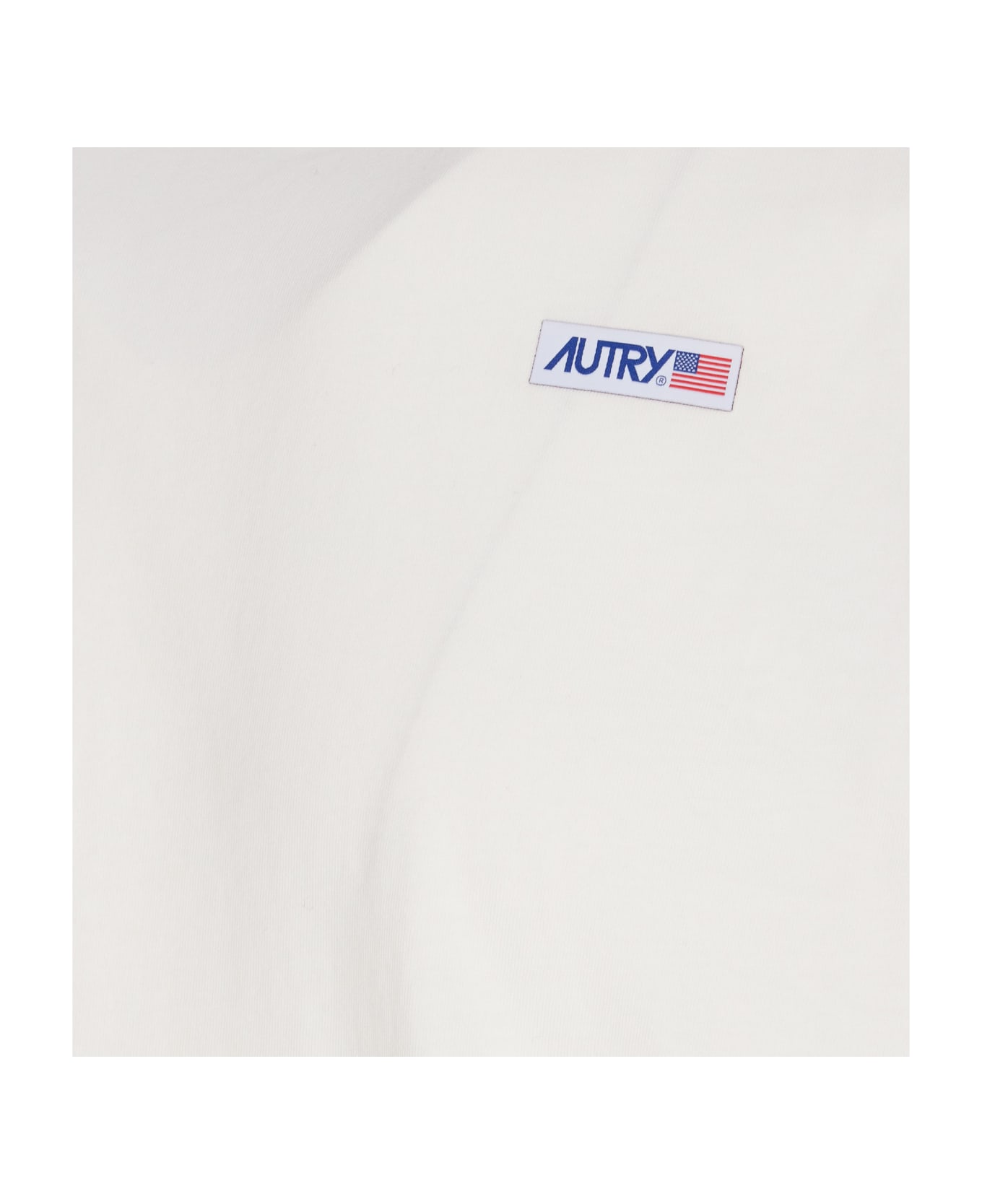 Autry Cotton T-shirt With Logo - Bianco シャツ