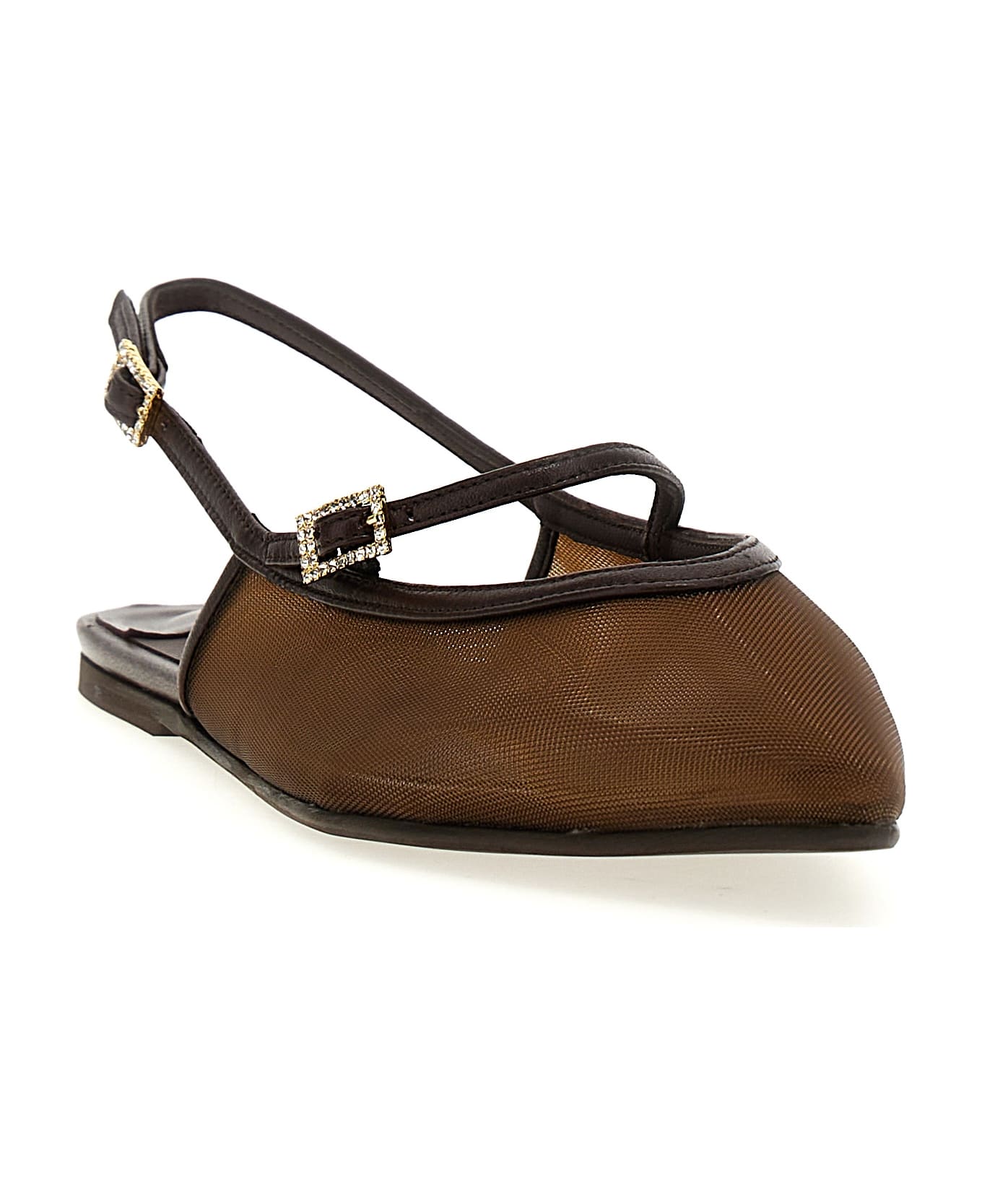 Le Silla 'morgana' Slingback - Brown
