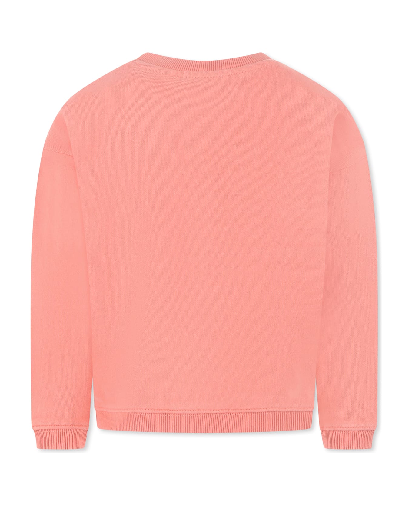 Bonpoint Pink Sweatshirt For Girl With Writing - Pink
