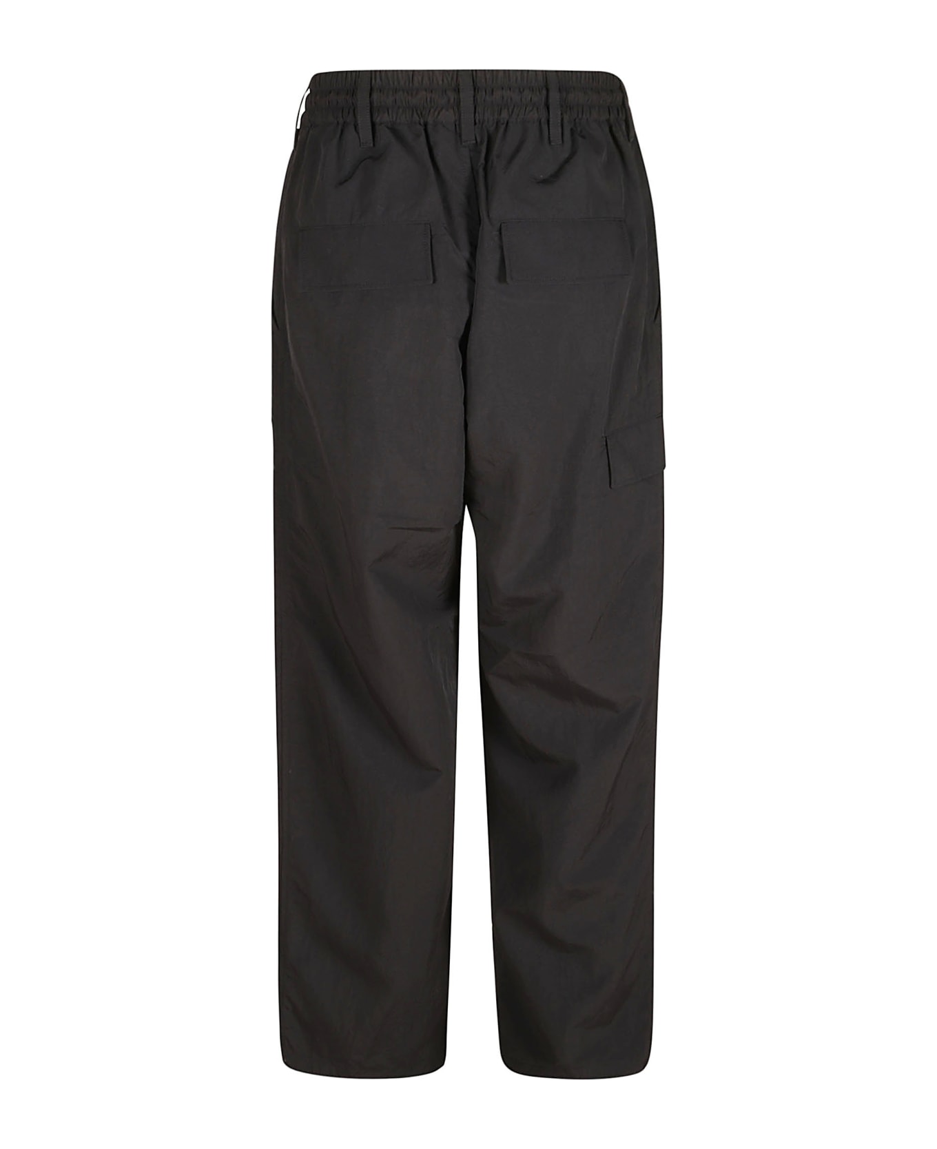 Y-3 Buttoned Cargo Trousers - Black