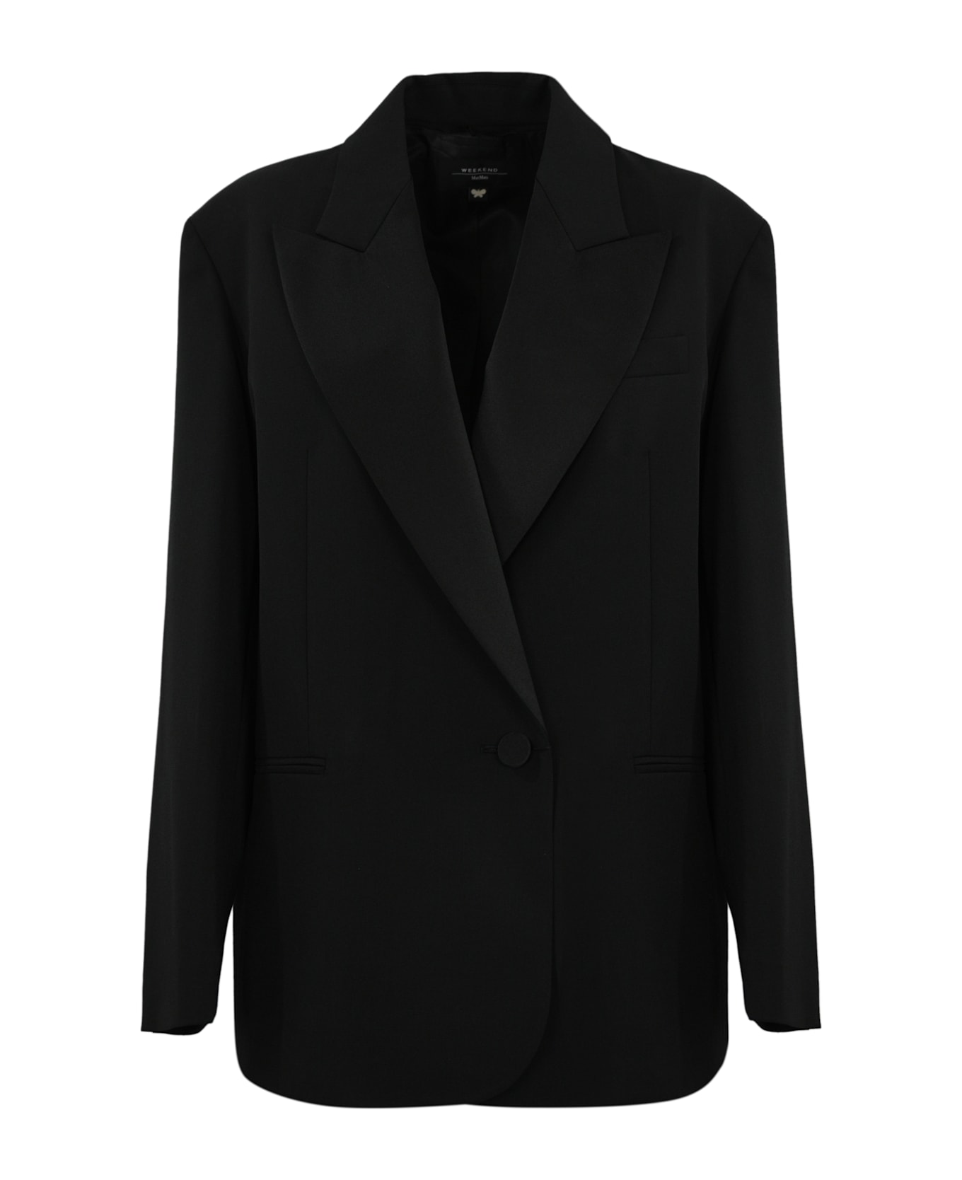 Weekend Max Mara Sava Oversized Blazer In Stretch Wool
