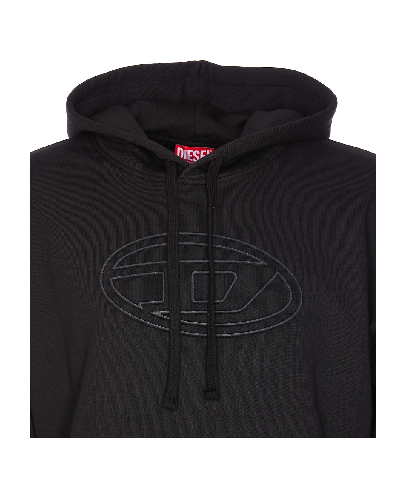 Diesel S-ummer-bigoval Hoodie - Black