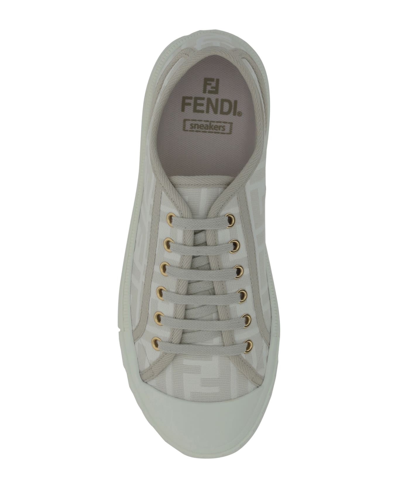 Fendi Domino Sneakers - Avorio Tortora