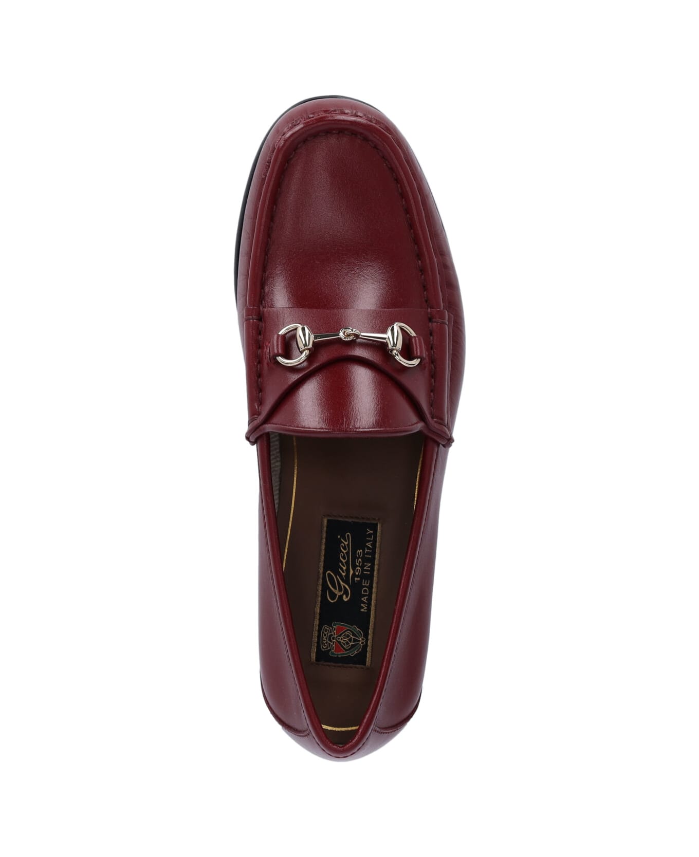 Gucci Logo Loafers - Red