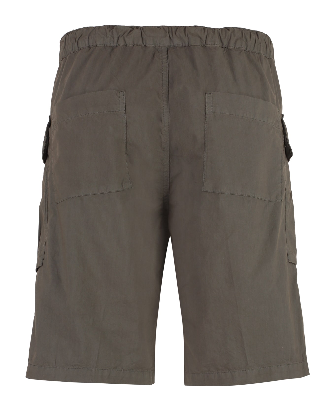 Aspesi Cotton Cargo Bermuda Shorts - grey